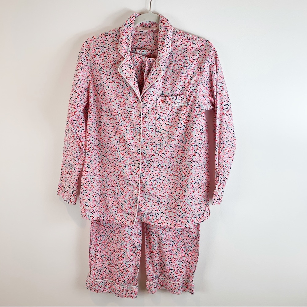 Victoria Secret Pajama Set XS Hearts